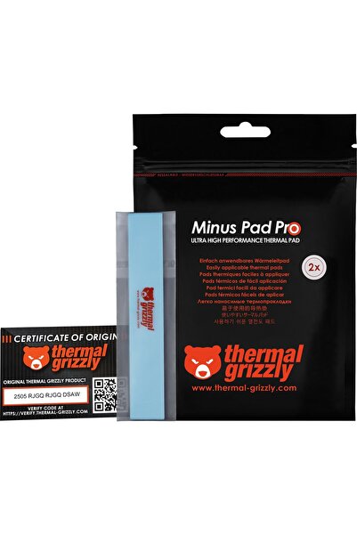 Thermal Grizzly Minus Pad Pro - 120x20x2,0 mm (ambalaj de 2 bucăți)