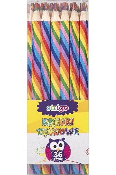 Strigo Creioane colorate multicolore (36 buc)