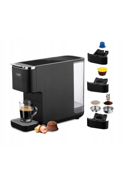 RAVENNE Espressor cu capsule sub presiune Raven EEK001C Negru 3 adaptoare pen...