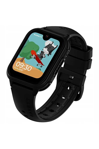 GARETT Smartwatch pentru copii Vibe 4G GPS AMOLED 1,78” LTE SOS Negru