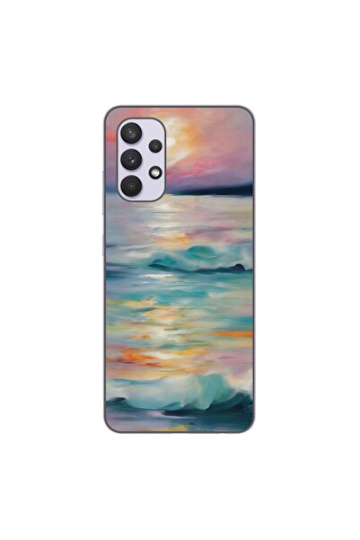 OEM Θήκη συμβατή με Samsung Galaxy A32 5G Σιλικόνης Gel TPU με σχέδιο Ακουαρέ...