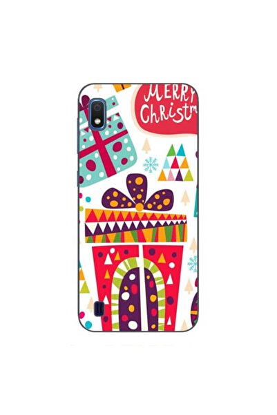 OEM Калъф, съвместим със Samsung Galaxy A10, силиконов гел TPU, с коледен дес...