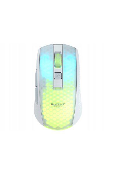 Kraft&dele Mouse wireless Roccat Burst Pro Air RGB BT / 2.4 GHz Alb