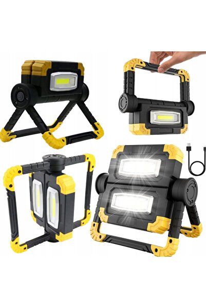 Revento Lampă LED de podea, halogen, proiector de lucru, putere