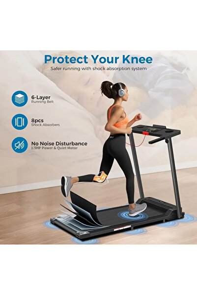 miracle fitness Body Strong Walking Pad Foldable Treadmill JC-530
