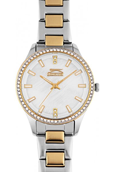 Slazenger Ceas de damă SL.09.2222.3.03 — ceas auriu elegant, perfect ca un ca...