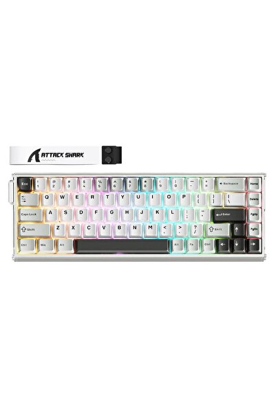 Meyer Gaming Attack Shark X68MAX HE 8K Rapid Trigger Manyetik Switch Oyuncu K...