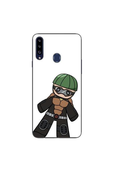 OEM Husa compatibila cu Samsung Galaxy A20S Silicon Gel Tpu Model One Punch M...