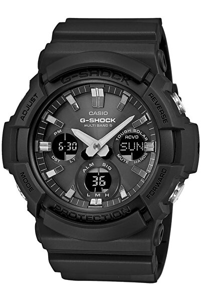G-SHOCK Ceas bărbătesc GAW-100B-1AER negru, sportiv, rezistent la șocuri.