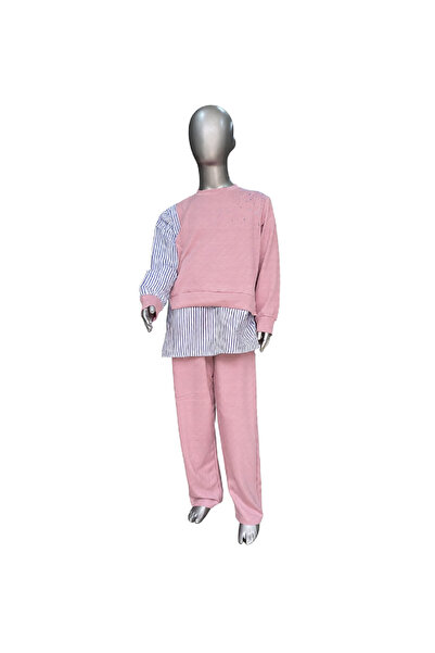 Jannock Girl's New Season 3-Piece Set with Stone Detail Pink Bottom and Top S...