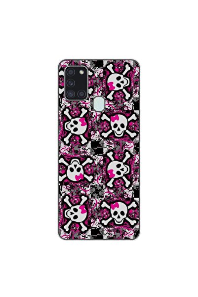 OEM Husa compatibila cu Samsung Galaxy A21s Silicon Gel Tpu Model Pop Art Ske...