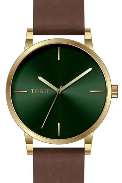 Torii G41CL.F4 ceas clasic verde pentru bărbați
