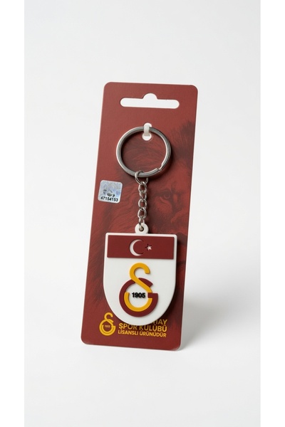 Piolent Galatasaray Silicone Keychain Licensed Gs Fan Product Original Yellow...