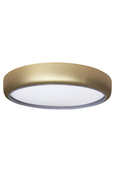 Milagro Plafoniera Bono, Milagro, Aluminiu, Lumina LED, Alb/Auriu
