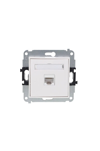 KARLIK MINI Soclu computer unic 1xRJ45 cat. 5e 8 pini alb MGK-1