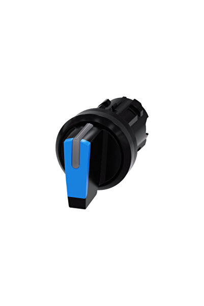 Siemens Comutator cu capacitate de suport 22mm rotund plastic negru/albastru ...