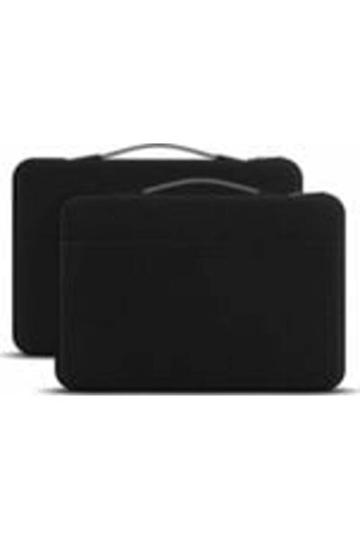 Jcpal Husă din nailon stil business pentru laptop de 13.3 inch, negru