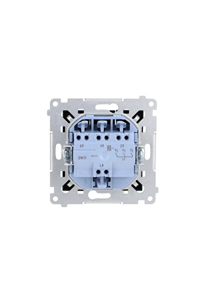 Kontakt-Simon Simon 54 Conector triplu (modul) 10AX 250V conectori rapizi neg...
