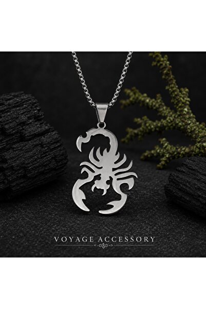 voyageaccessory Stainless Tarnish-Resistant Steel Scorpion Scorpion Pendant