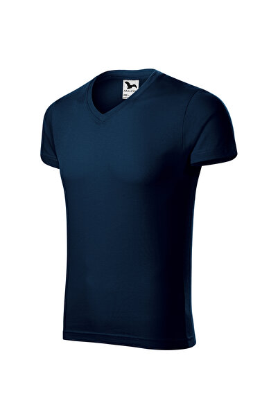 Malfini Tricou bumbac V-neck SLIM FIT