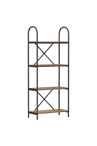 vidaxl Raft pentru cărți Lemn vechi 60 x 30 x 146 cm Lemn compozit
