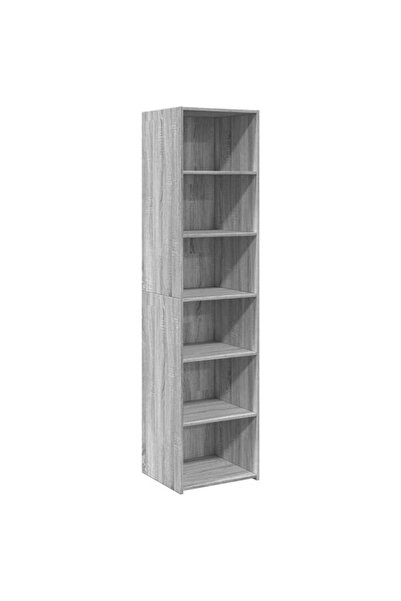 vidaxl Dulap înalt, gri Sonoma, 45 x 41 x 185 cm, lemn prelucrat