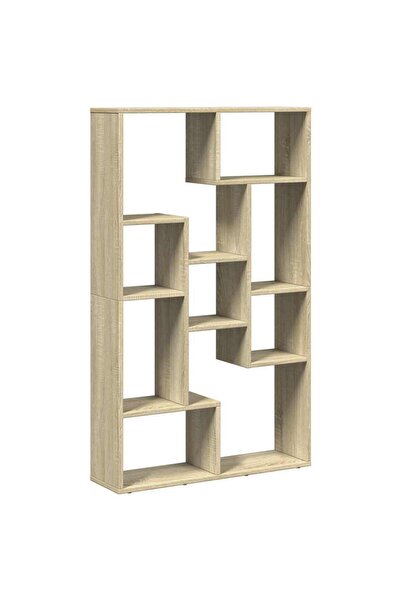 vidaxl Bibliotecă, stejar sonoma, 72x20x120,5 cm, lemn prelucrat