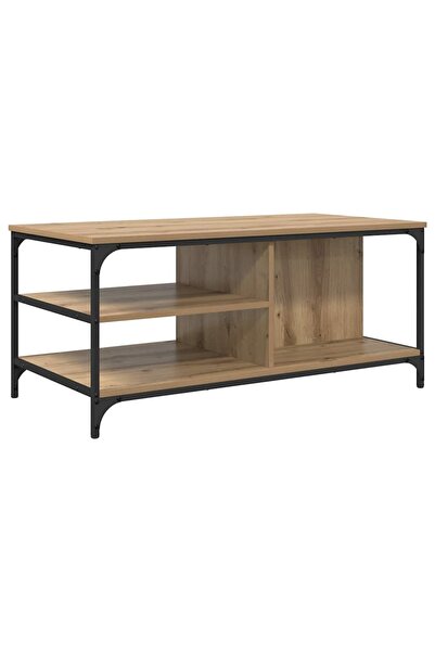 vidaxl Masă de cafea Stejar Artizanal 100 x 50 x 45 cm Lemn compozit