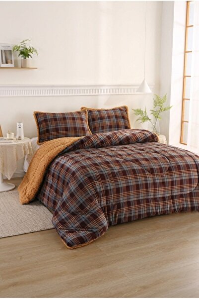 Bikaya Home Osotto Double Patterned Comforter Quilt Set |   220X240 cm |   St...