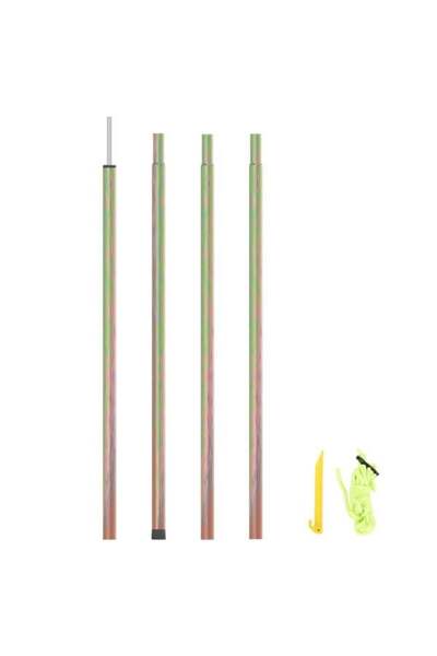 vidaxl Stâlp de umbrelă, 200 cm, oțel galvanizat