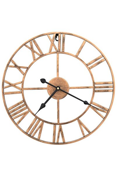 vidaxl Ceas de perete, auriu, 40 cm, metalic