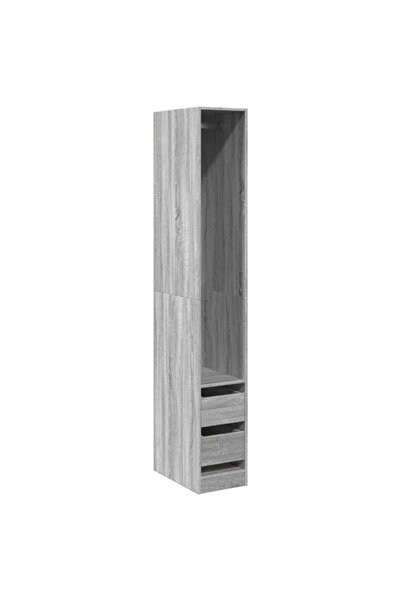 vidaxl Dulap, Gri Sonoma, 30 x 50 x 200, lemn prelucrat
