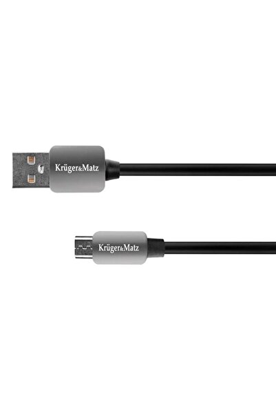 Kruger&Matz KRUGER & MATZ Καλώδιο USB/micro USB 1.8μ Μαύρο (KM0331)