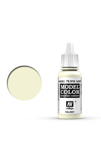 Vallejo 17ml Χρώμα Μοντέλου - Ιβουάρ #   70918