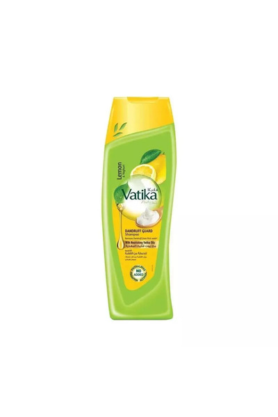 Vatika Lemon & Yoghurt Dandruff Guard Shampoo with Nourishing Oils- 350ml