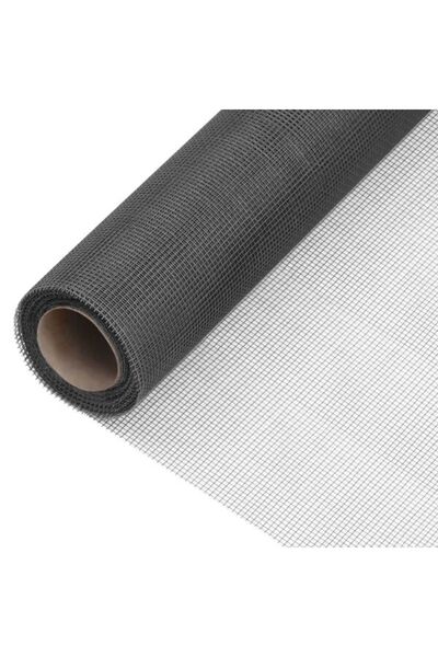 vidaxl Plasă de sârmă, neagră, 100 x 2000 cm, fibră de sticlă