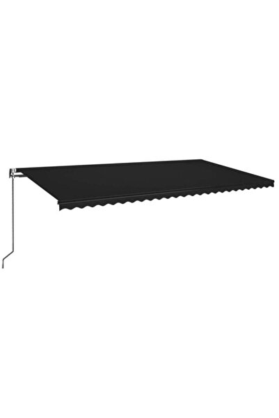 vidaxl Copertină retractabilă automată, Antracit, 600 x 350 cm