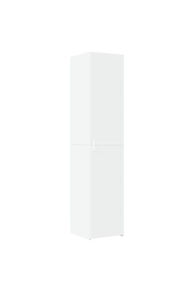 vidaxl Dulap înalt, alb, 40 x 42,5 x 185 cm, lemn prelucrat