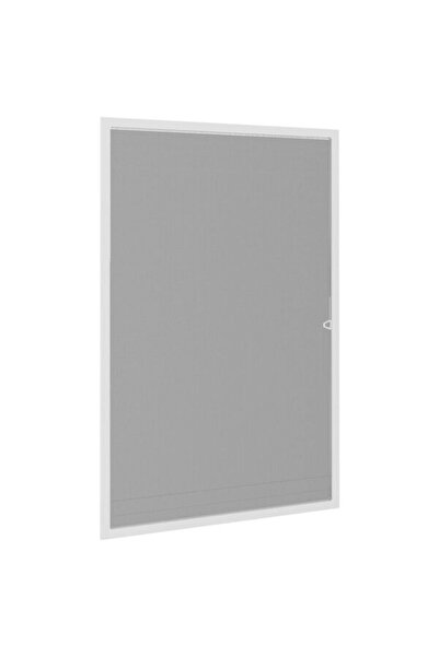 vidaxl Plasă anti-insecte pentru ferestre, albă, 80 x 120 cm