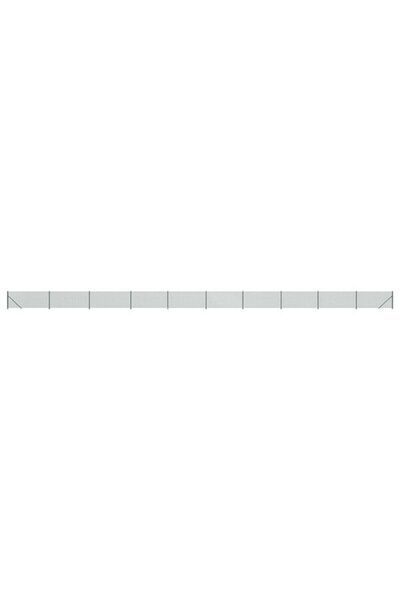 vidaxl Gard din plasă de sârmă cu bordură, verde, 1,1 x 25 m