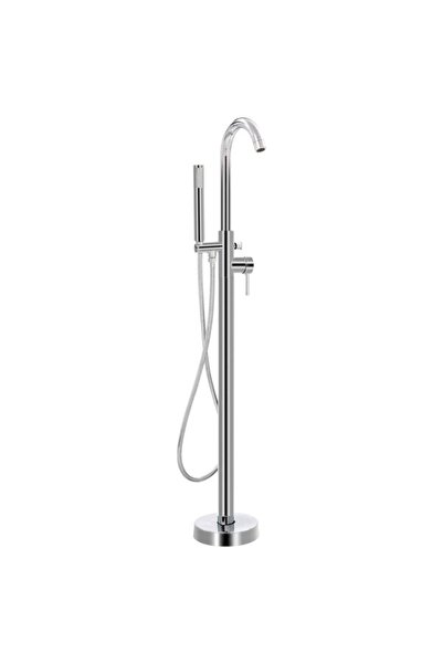 vidaxl Baterie de cadă independentă, 118,5 cm, Oțel inoxidabil
