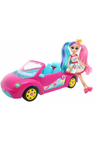 SWEETYZ Păpușă cu set de joacă mașină decapotabilă