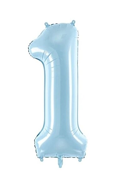 genaja Balon din Folie Metalizată, Model Cifra 1, Tematică Aniversare, 40 cm,...
