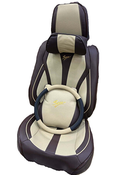 Alayjah Luxury Seat leather Cushion 17 Pieces with free steering wheel cover
