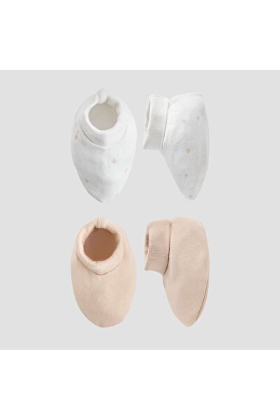 Juniors Pack of 2 Booties with Textured Hem
