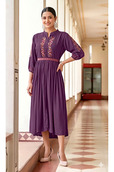 Hint Modam Indian Embroidered Dress