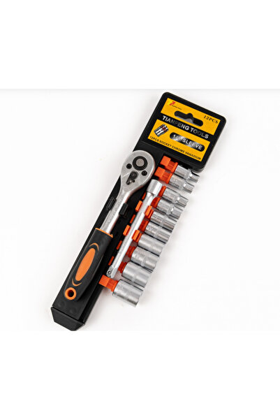 OEM Set chei tubulare 12 piese 1/4 cu clichet extensie 4-13 mm trusa TIAFENG ...