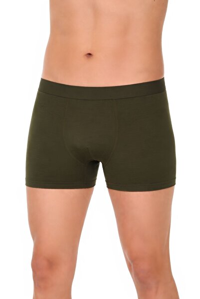 YILDIZ Modal Lycra Men's Boxer Khaki 3-Pack