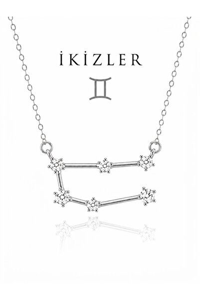 Rüya İkizler Burcu Yıldız Haritası Kolye