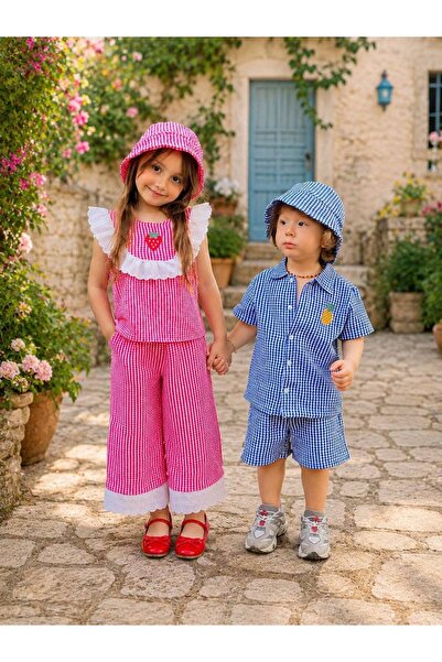 Nazhankids مجموعة فراولة براذر كومبيني-إيرليك للرجال